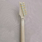 Acrylic Electric Guitar Crystal Transparent Guitar Rosewood Fretboard Blue Light — photo 5