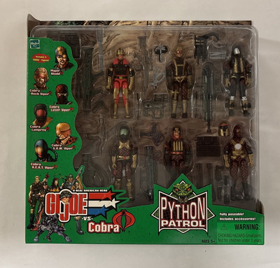 2003 HASBRO GI JOE VS COBRA PYTHON PATROL 5-pack TRU exclusive MISB