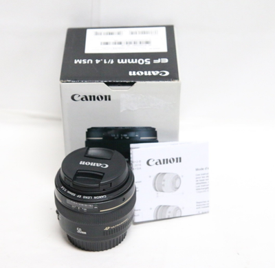 Canon EF 50mm f/1.4 USM Lens with Box | eBay