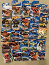 Hot Wheels Lot 2000 s-2010 s Including 5 Treasure Hunt Cars, 25 Cars Total