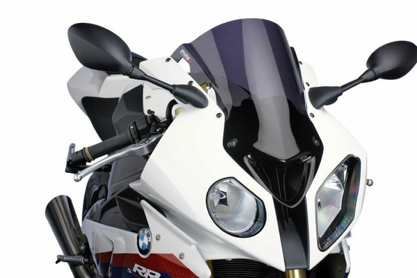 Puig Racing Display Windschutz Windabweiser Licht Rauch BMW S1000 RR 2009 - 2014-image