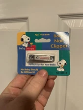 Vintage Baby Snoopy Nail Clippers Brand New In Box 