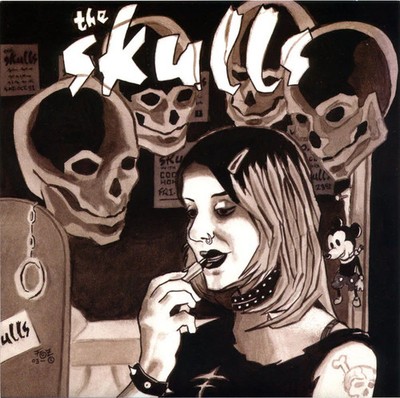 USED: The Skulls  - You Can't Drag Me Down (7'', Single, Num) vinyl - grading in 