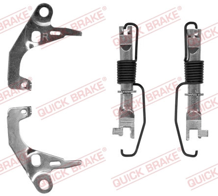 Plus de bruit de frottement grâce au Kit de régleurs frein à tambour Quick Brake 108 53 001