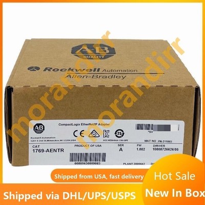 New Factory Sealed Allen-Bradley 1769-AENTR CompactLogix EtherNet/IP Adapter