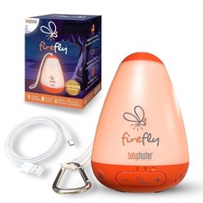Firefly Sound Machine for Babies with Adjustable Amber Night Light for