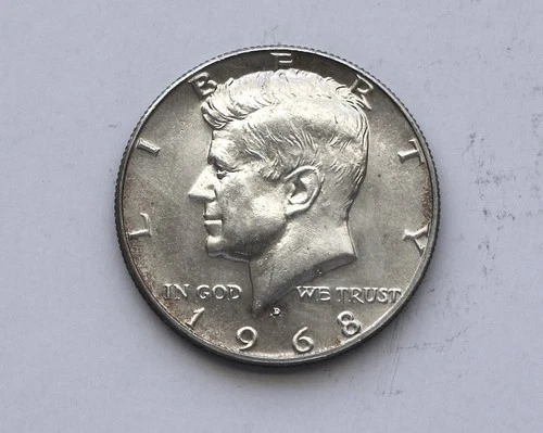 1968-D KENNEDY HALF DOLLAR UNCIRCULATED (JFK68-06)
