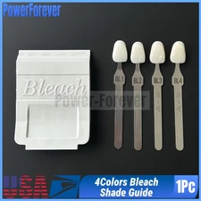USA Dental Bleach Shade Guide BL1-4 4Colors Bleached Chart Teeth Based Vita