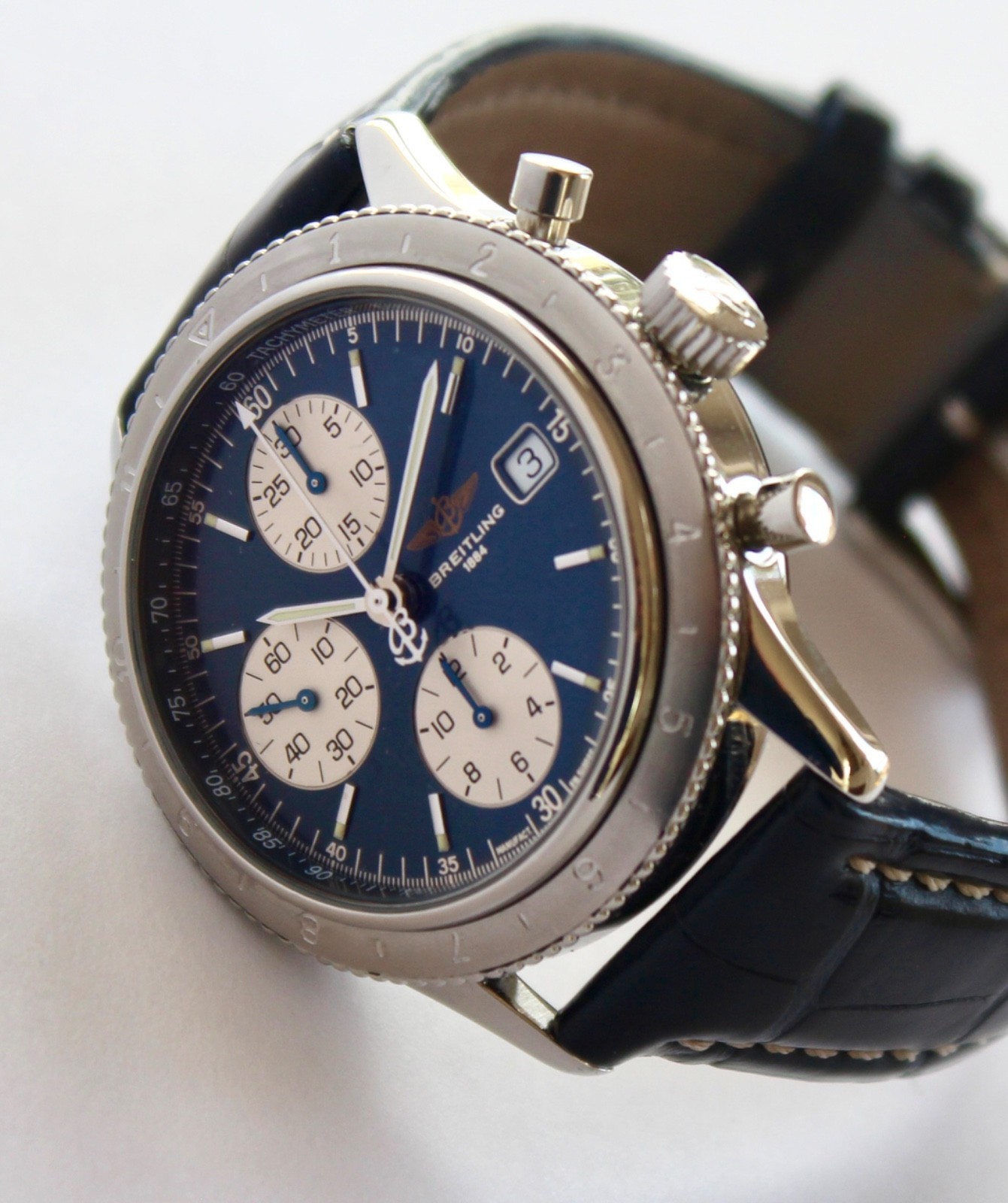 BREITLING A13023 NAVITIMER AVI chronograph BLUE