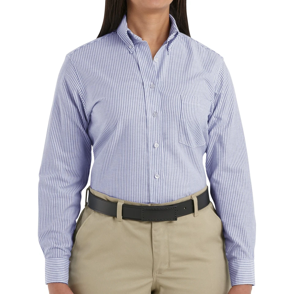Red Kap Women's Long Sleeve Executive Oxford Dress Shirt - Image 3 of 4