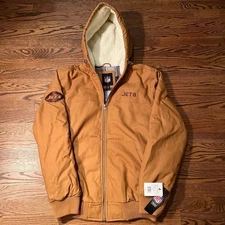 NEW YORK JETS G-III Sports Build Up Full-Zip Khaki Coat-NWT men's sz S $170