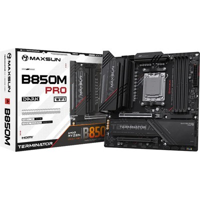 MAXSUN ms-terminator b850m pro wifi socket am5 moederbord (zwart,