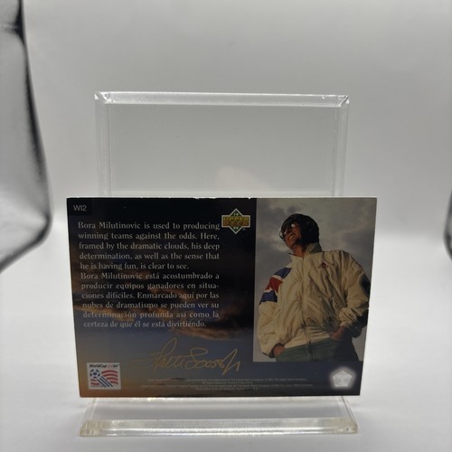 Bora Milutinovic 1994 Upper Deck World Cup English/Spanish Walter Looss WI2 - Picture 2 of 2