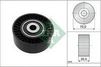 1X INA 532 0544 10 Umlenk-/FüHrungsrolle Keilrippenriemen FüR Ford Land Rover Ja