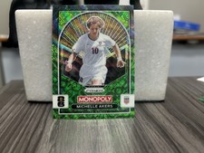 2026 Panini Prizm Monopoly FIFA World Cup Michelle Akers #90 Green Wave Prizm
