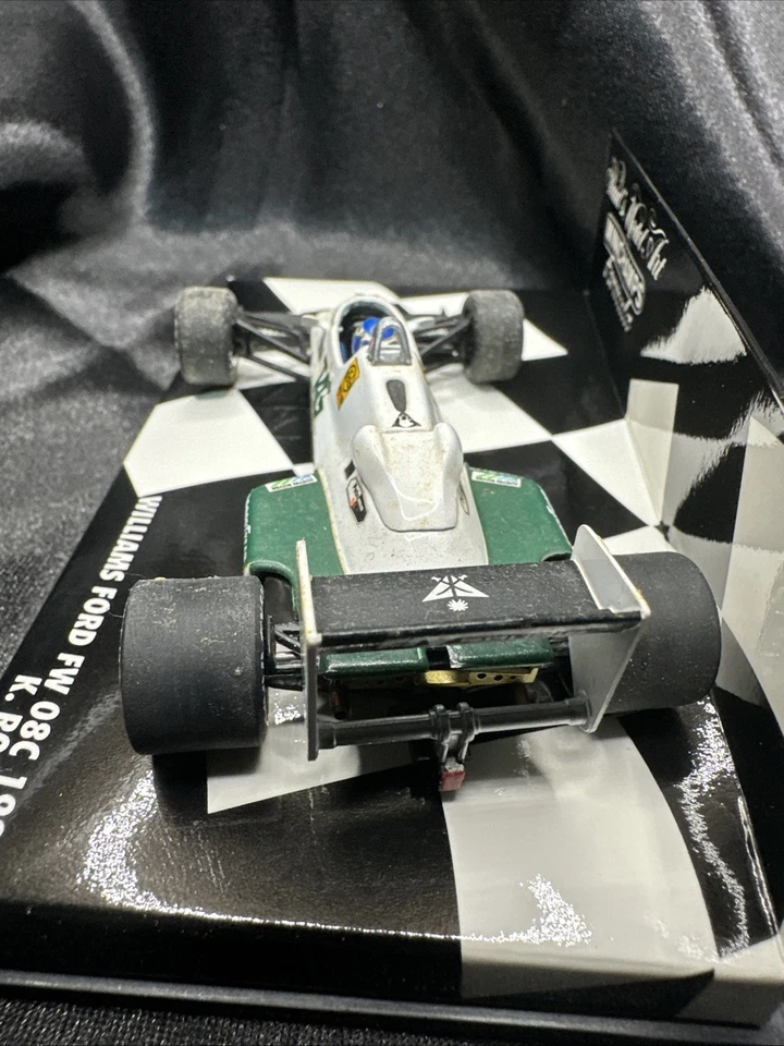 1:43 Minichamps Williams Ford FW08C 1983 K. Rosberg #1 ships boxed from USA - Image 4 of 4