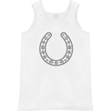 'Lucky Horseshoe' Adult Vest / Tank Top AV061889