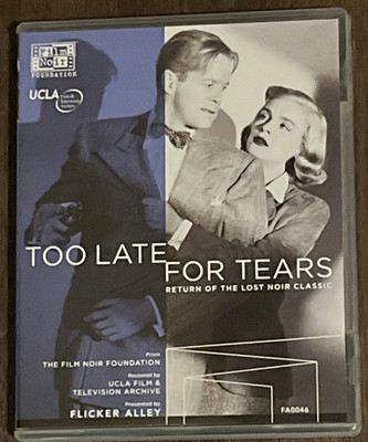 Too Late For Tears 1949 Film Noir Flicker Alley May / 2016 Blu-ray/DVD New.