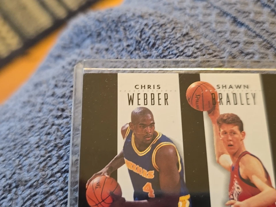 1993-94 SKYBOX HEAD OF THE CLASS TOP NBA DRAFTPICKS /15000 WEBBER HARDAWAY RARE - Image 3 of 4