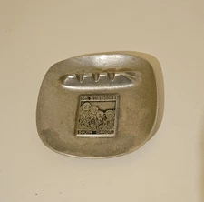 Vtg Wilton RWP Pewter Mount Rushmore Ashtray Collectible Memorabilia Nostalgia