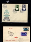 # ITALY, PORTUGAL 1952 - 2 FDC - MAP, ORGANIZATIONS, NATO