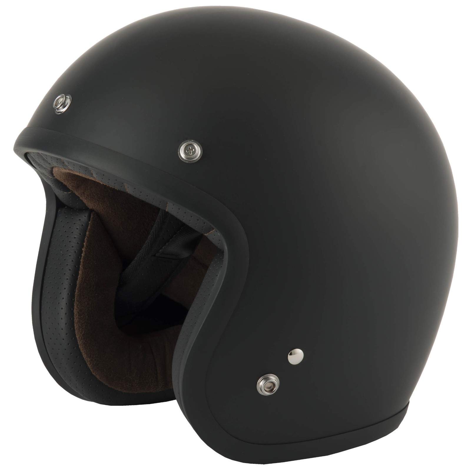 Vcan V541 Slim Fit Open Face Drop Down Visiera Solare Scooter Casco Moto Opaco foto 2