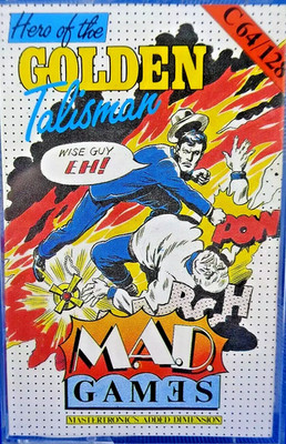 COMMODORE 64/128 -- HERO OF THE GOLDEN TALISMAN (MASTERTRONIC M.A.D.)