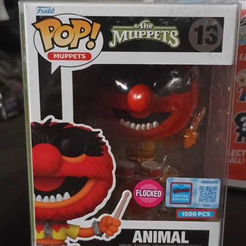 Funko Pop! The Muppets Animal #13 Flocked Limited Edition 1500 Vinyl Figure