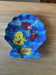 Disney The Little Mermaid Shell-shaped Plate Vintage Collectible