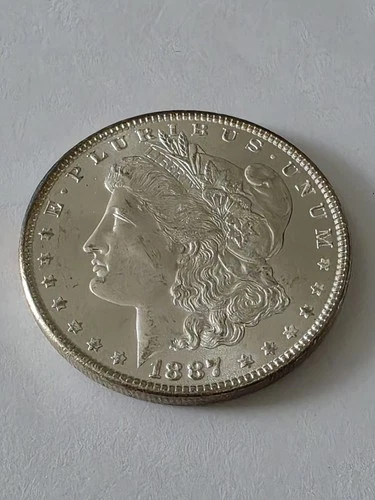 1887 P $1 Morgan Silver Dollar BU