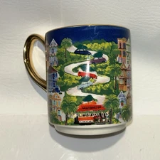 Anthropologie Holiday Mug Christmas Time In The City Peace, Joy & San Francisco