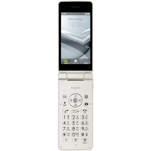 SHARP AQUOS KEITAI 4 A205SH A206SH WHITE 8GB Unlocked Flip Phone from Japan JP - Picture 4 of 6