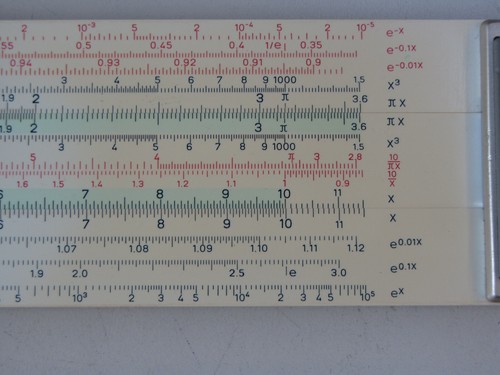 Faber-Castell Rechenschieber Modell 2/82 N Duplex mit Anleitung und Box - Bild 5 von 7
