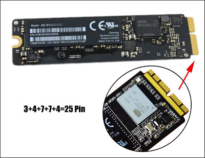 Apple Macbook Air 128GB SSD Hard Drive for A1465 A1466 Mid Apple Macbook Air 128GB SSD Hard Drive for A1465 A1466 Mid