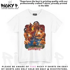 Bloodsport Movie Ricky P Jean Claude Van Damme T Shirt Unisex Heavy Cotton Tee