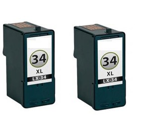 2 Cartuchos tinta compatible para Lexmark 34 18c0034 x5490 X5495 Z1300  X5410 | eBay