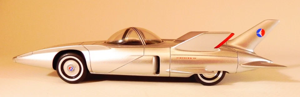 1/43 Bizarre GM Firebird 3 (1958) - Silver - Image 4 of 4