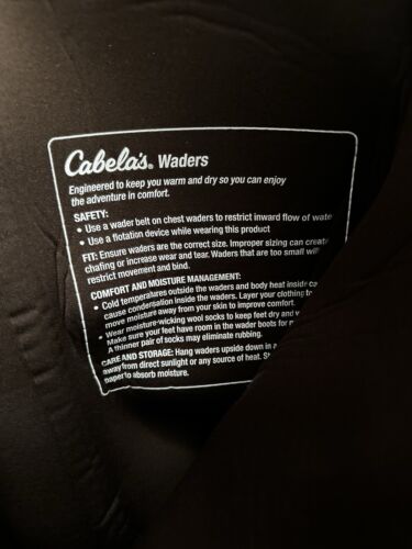 Cabelas Chest Waders Size 3 - Picture 7 of 7