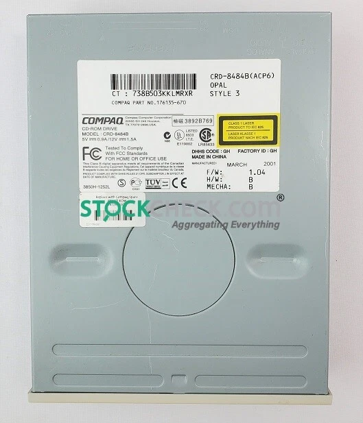 Compaq CRD-8484B CD-ROM Drive - Image 2 of 3