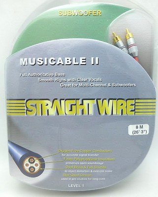 Straightwire Musicable II  8 meter Subwoofer cable