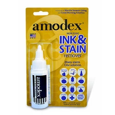 Amodex Ink & Stain Remover 30ml removes Marker Pen Wine Blood Food Oil 