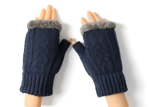 TARRAMARRA® Winter Gloves Fingerless Double-layer Warm Gloves - Picture 24 of 38