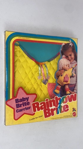Portabebés Mattel Rainbow Brite 1983 - Tarjetas distintivas #9677 juguete vintage - Imagen 7 de 10