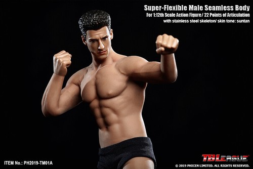1/12 Seamless Male Body Rocky Action Figure Phicen Tbleague Phicen Shf - Picture 9 of 10
