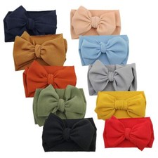 Big Bows Nylon Headbands Oversized Wraps Hair Accessories Infant Girls