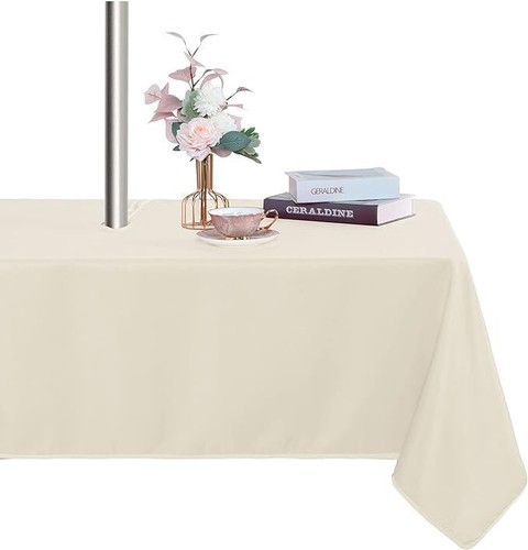 Table Cover Outdoor and Indoor Tablecloth Washable Waterproof Wrinkle Free