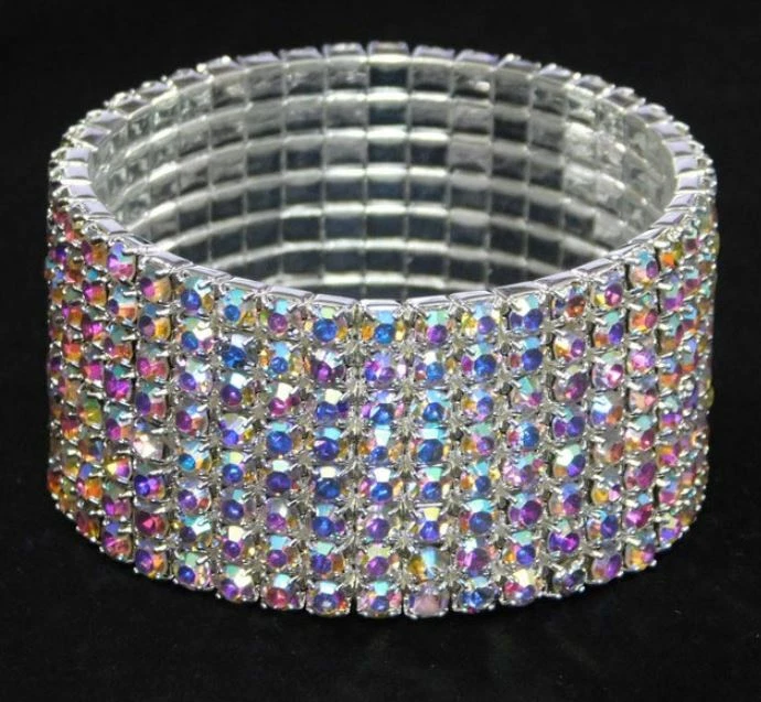 Elastic rhinestone bracelet sale