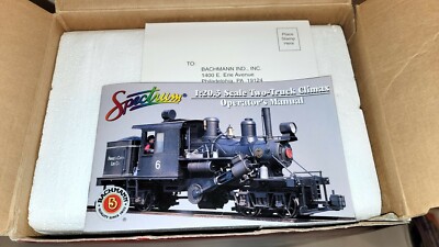 BACHMANN SPECTRUM 81185 G SCALE CLIMAX LOCOMOTIVE 25 TON NARROW