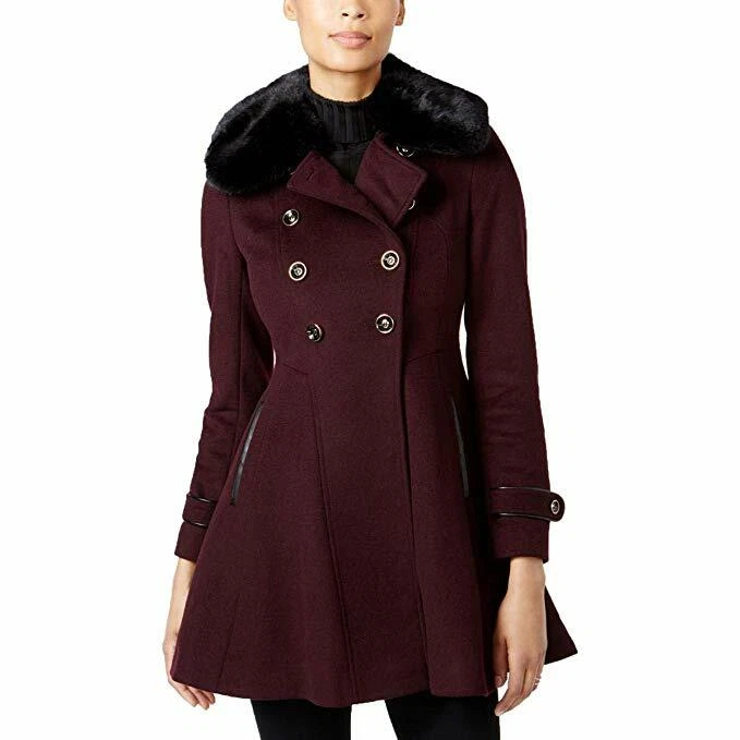 Fit flare shop coat