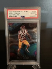 2022 SELECT DRAFT PICKS DRAKE LONDON UNSTOPPABLE Psa 10